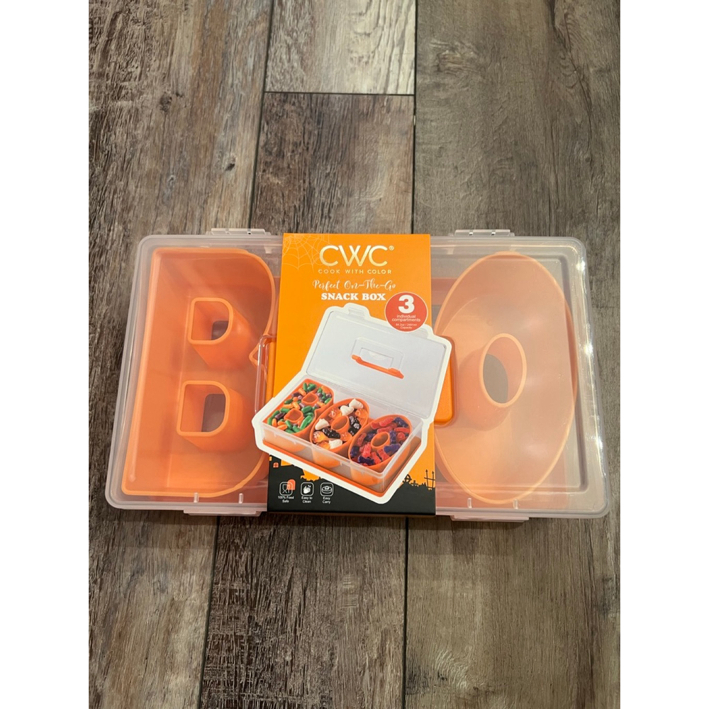 NEW BOO CWC Cook With Color Food Storage Orange Clear